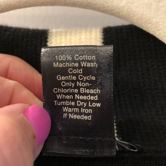 Black and White Striped Ann Taylor Blazer - Picture 4 of 7